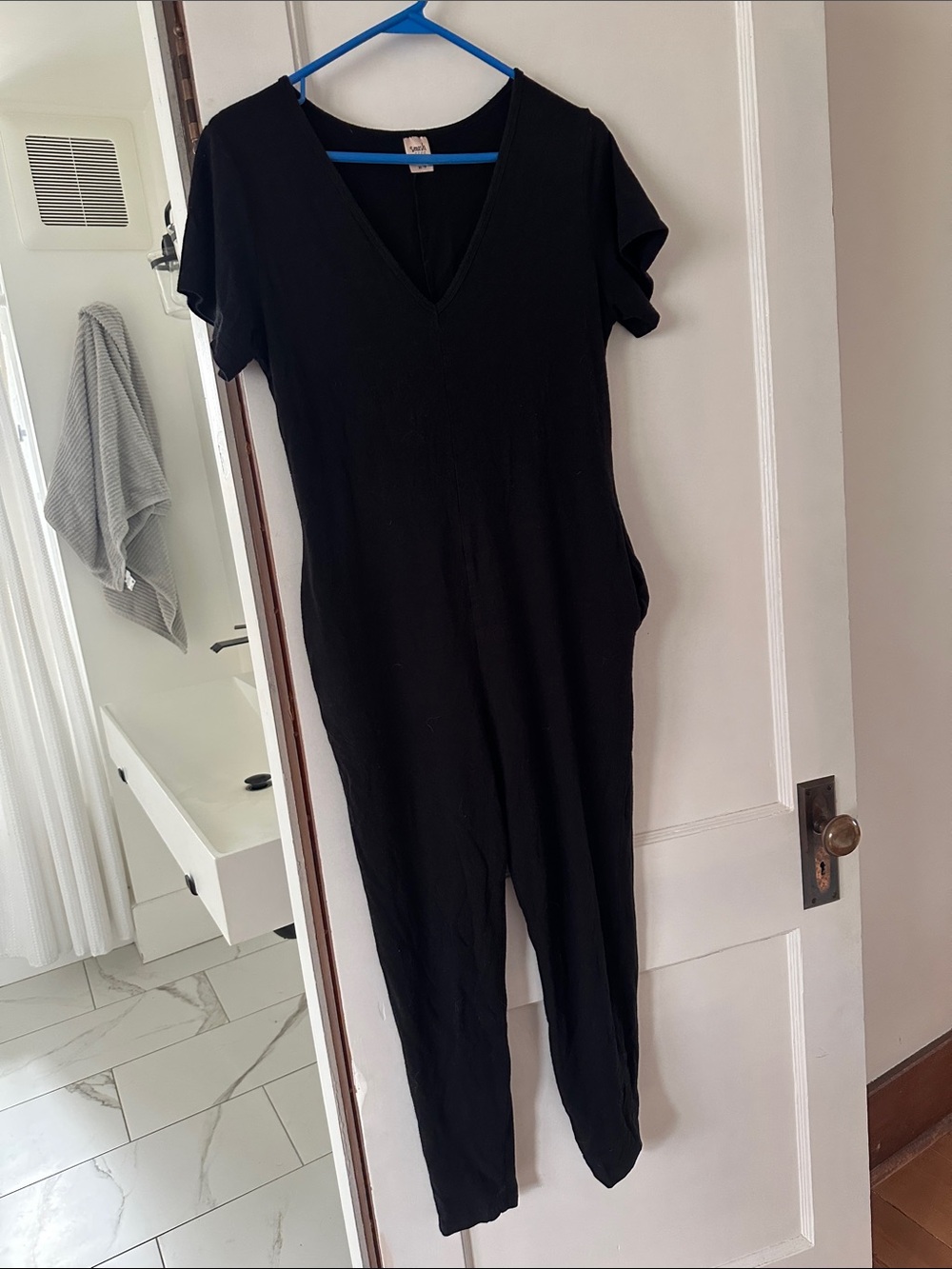 Smash + Tess Black V-Neck Jumpsuit